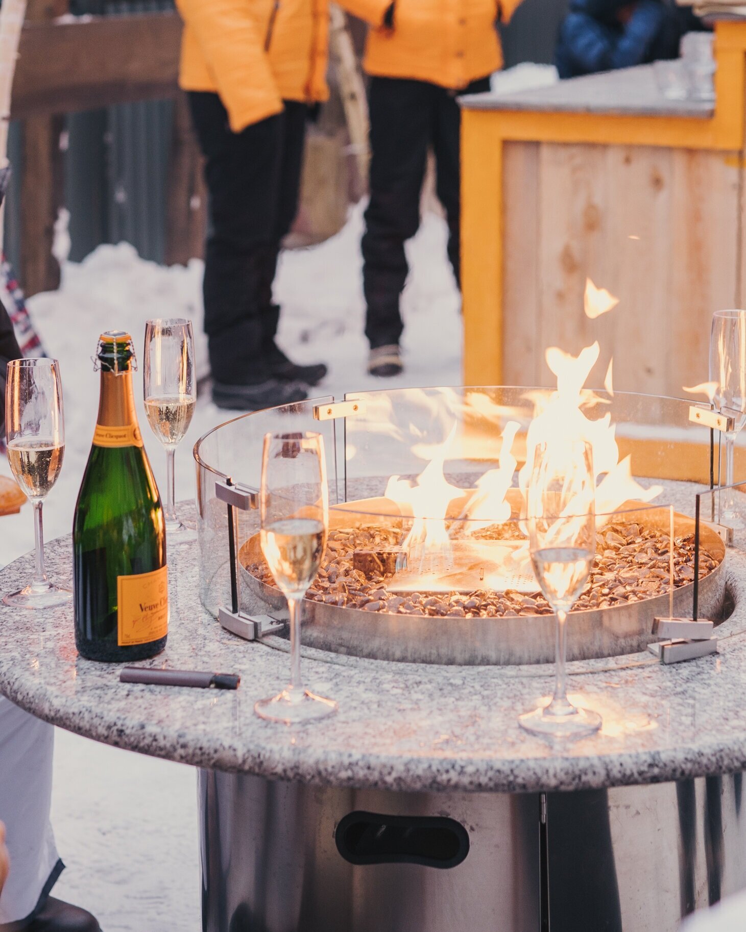 Clicquot in The Snow - Mont Tremblant